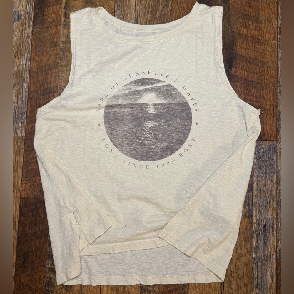 Roxy Cream Casual Top